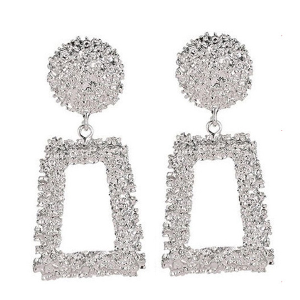 Hoa Tai Dáng Dài Hình Thoi Thời Trang Cho Nữ