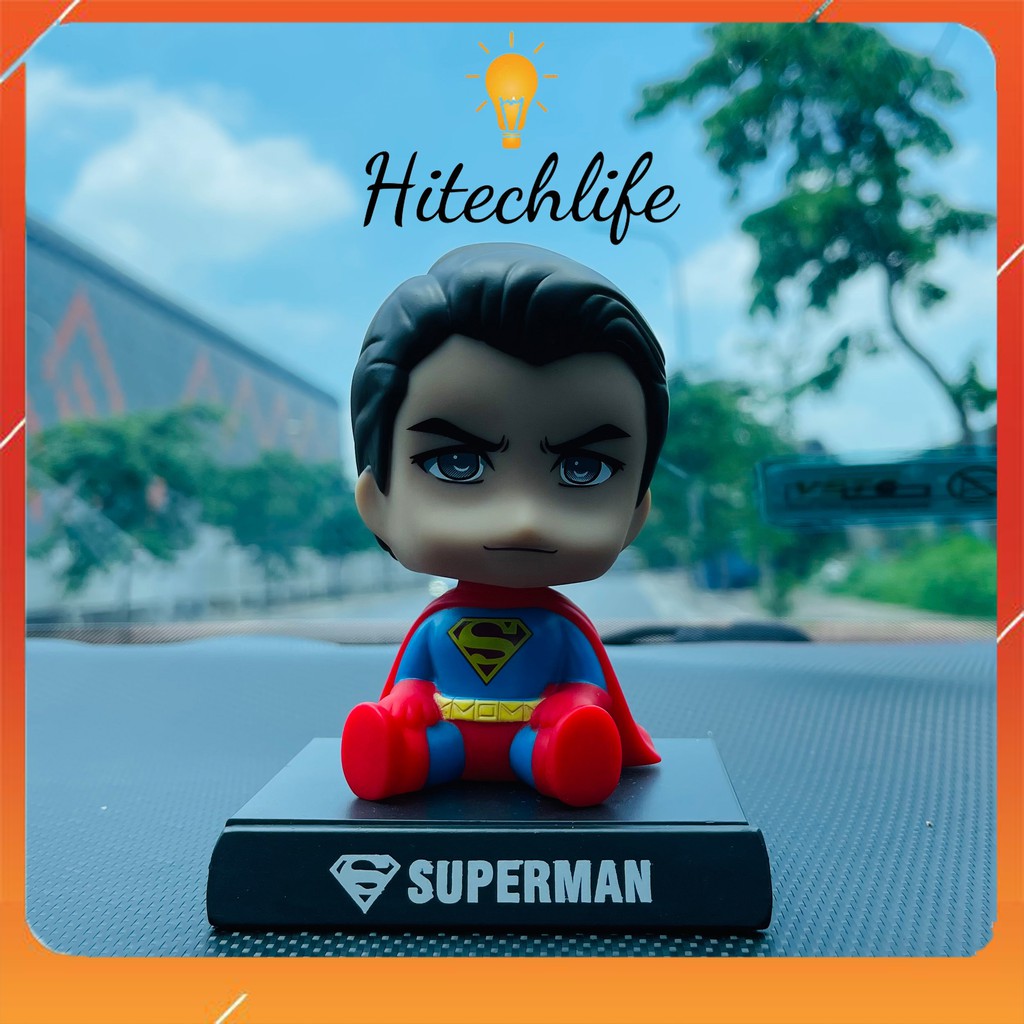 Giá Đỡ Điện Thoại Hitechlife Trang Trí Xe Hơi Batman Superman Trang Trí Taplo Ô Tô, Bàn Làm Việc, Bàn Học Dễ Thương | BigBuy360 - bigbuy360.vn