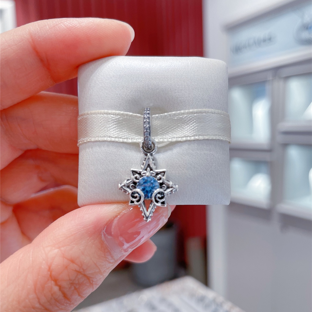 Mặt Dây Chuyền Hình Ngôi Sao Màu Xanh DIY
