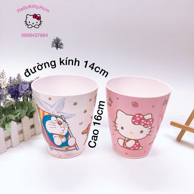 Xô đựng HelloKitty Doreamon