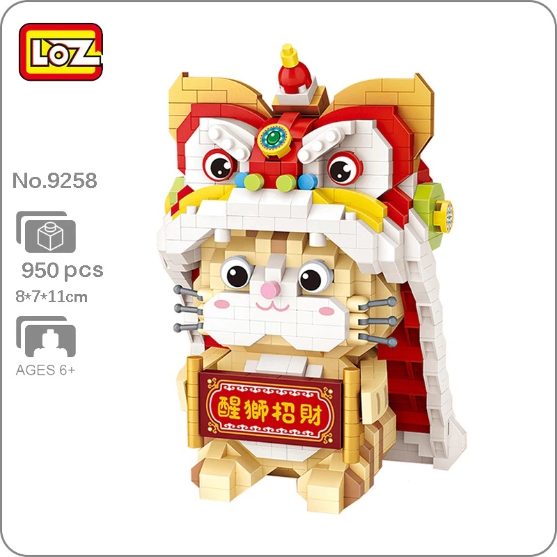 Đồ Chơi Lắp Ráp Loz Mô Hình Nhân Vật Kinh Kịch Trung Hoa 9265