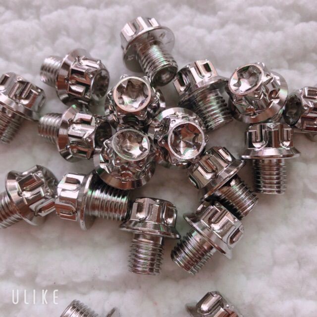 Ốc chân gương salaya 10li15 inox 304 bền đẹp trang trí cho xe Wave SH Airblade Vario Winner X Sirius