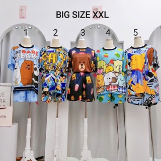Đồ ngủ thun đùi bigsize 60-85kg cao cấp XXL