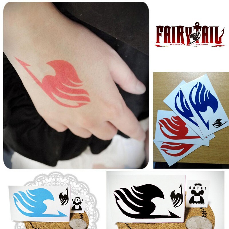 Miếng Dán Hình Xăm Fairy Tail Cá Tính
