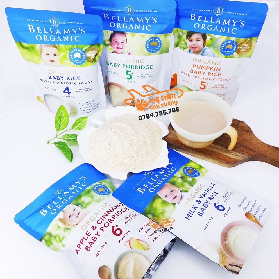 Bột ăn dặm vị Gạo - Bellamy's Organic (4 tháng+)