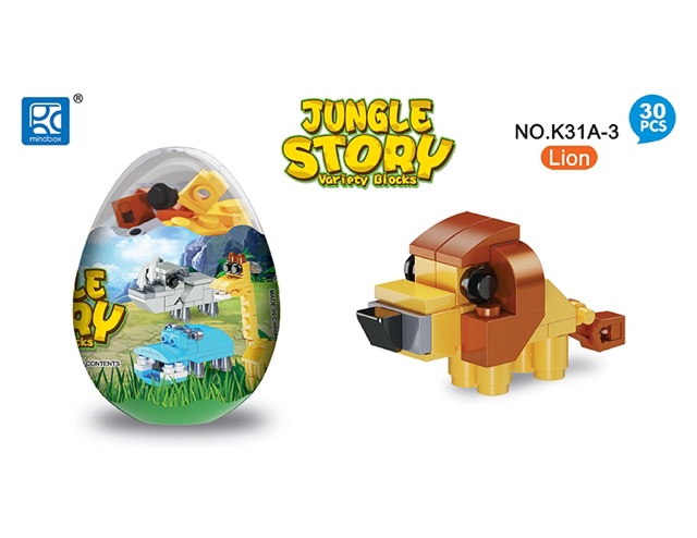 🧩 LEGO ĐỒ CHƠI LẮP RÁP ĐỘNG VẬT RỪNG XANH JUNGLE STORY GIAO NGẪU NHIÊN