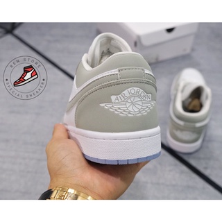 [RenSneaker] Giày Sneaker AJ1 Low Wolf Grey - Cao Cấp 🔥