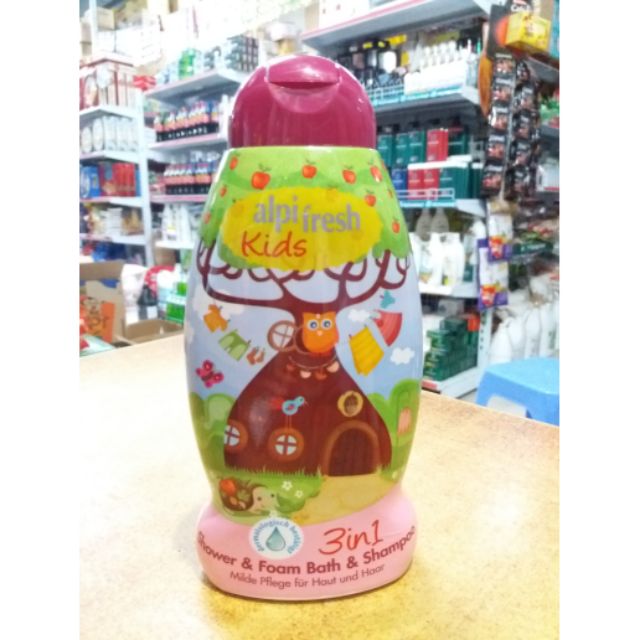 Sữa tắm - xả - gội trẻ em Aply Kid Fresh 500ml