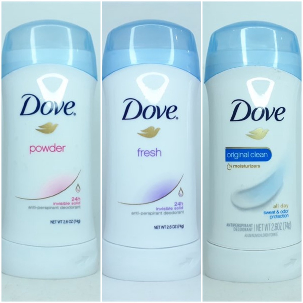 Lăn khử mùi Dove Invisible Solid 74g