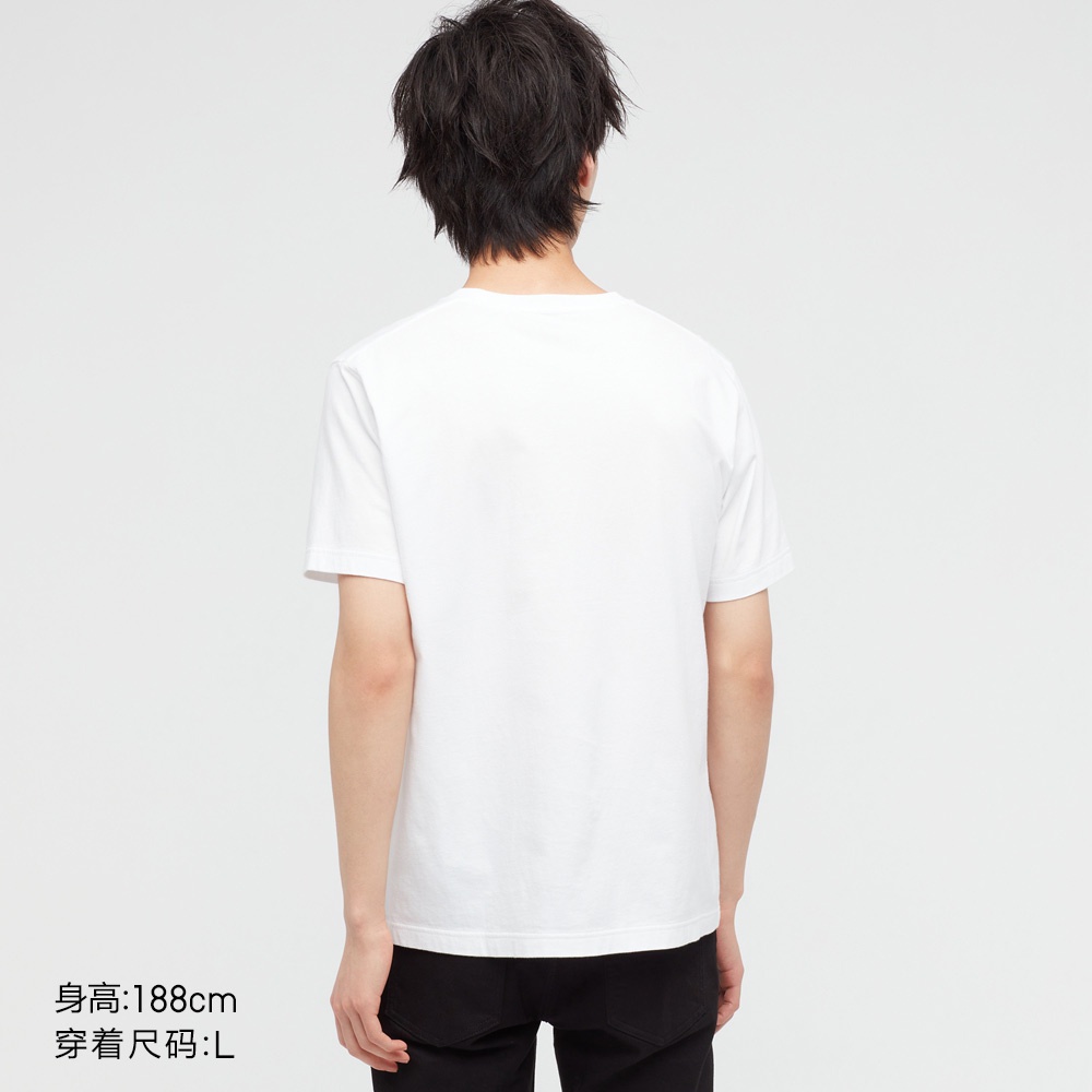 Uniqlo men / women / couple Manga (round neck short sleeve ut) (compass manga t-shirt) 440675