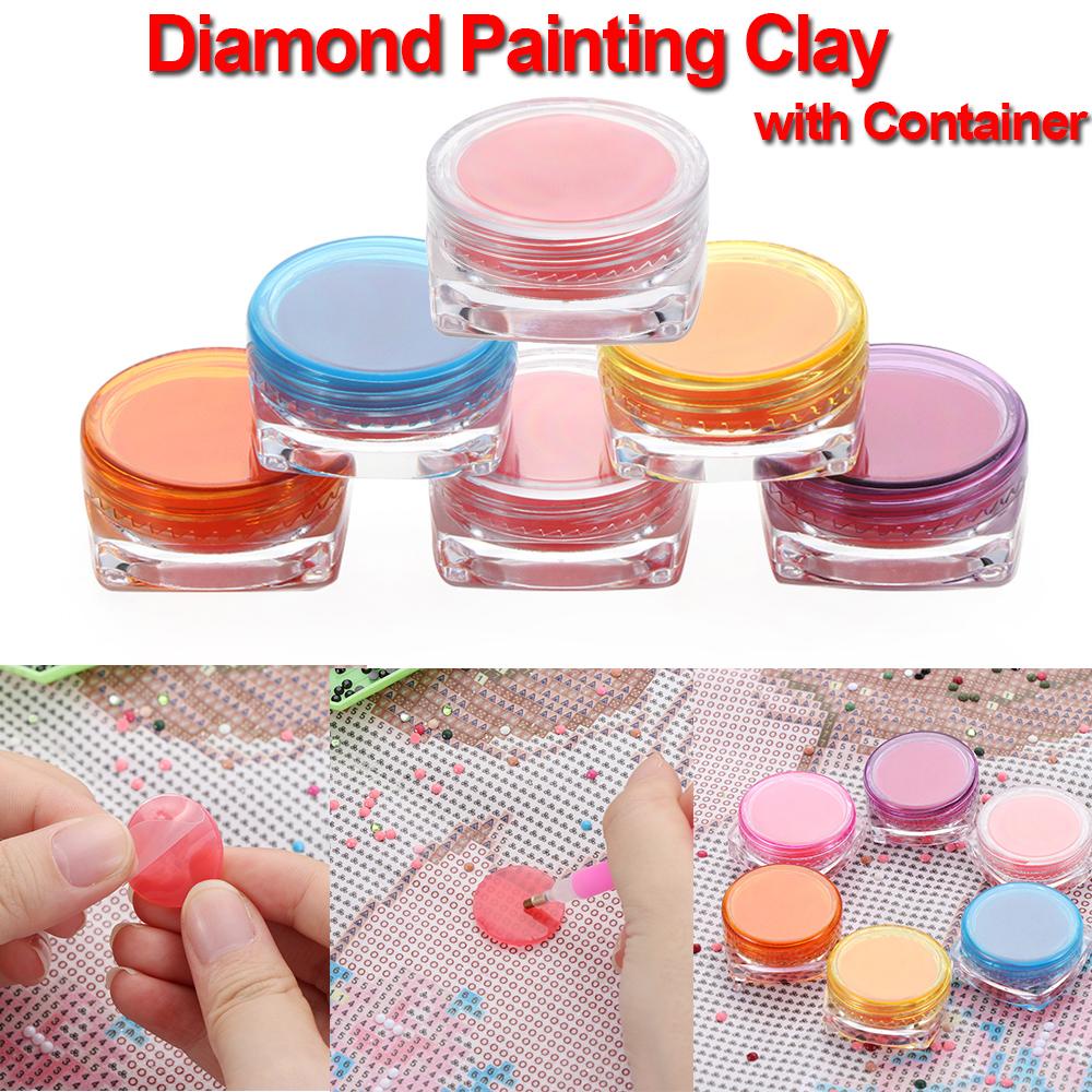 LAY Hộp Đựng Keo Dán Tranh Đính Đá Trang Trí Móng Nghệ Thuật Tiện Dụng