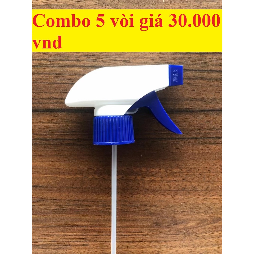 Combo 5 voi gắn chai cồn Yte - Vòi xịt phun sương- Vòi xịt sát khuẩn phi 28 ( màu ngẫu nhiên )