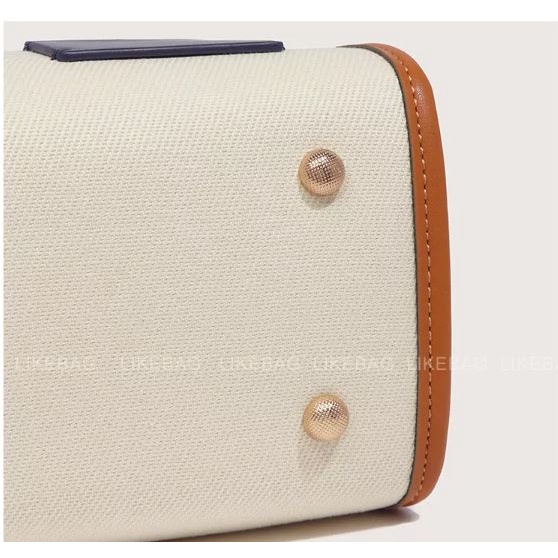 Túi đeo chéo LIKEBAG đeo vai, cầm tay phối màu vải canvas 224ST6689 - LIBAGI