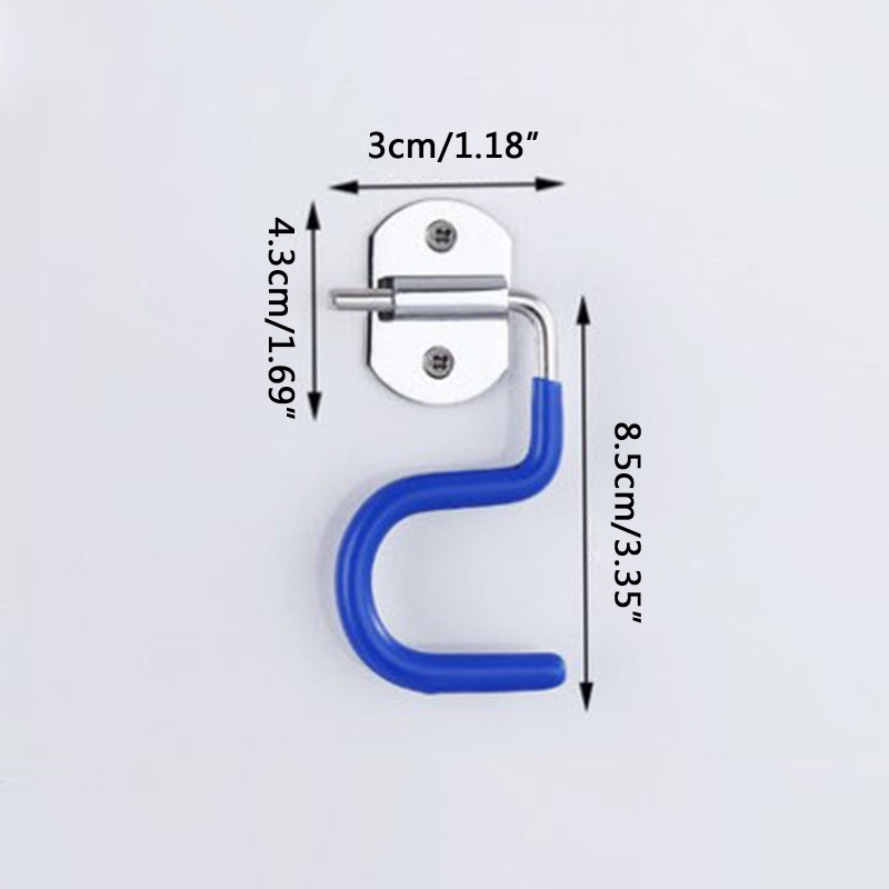 Bộ 3 Giá Đỡ Cây Lau Nhà Hình Chữ S Bằng Thép Không Gỉ Tiện Dụng Cho Nhà Bếp