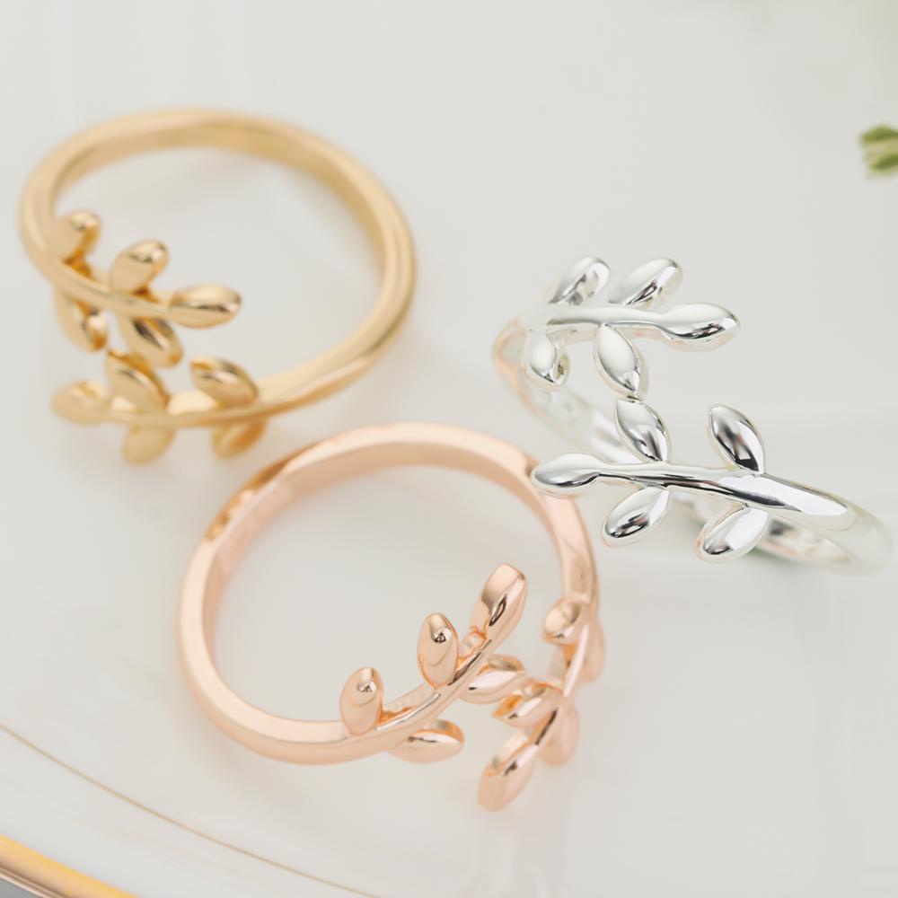 Nhẫn Đan Len Hình Chiếc Lá DIY