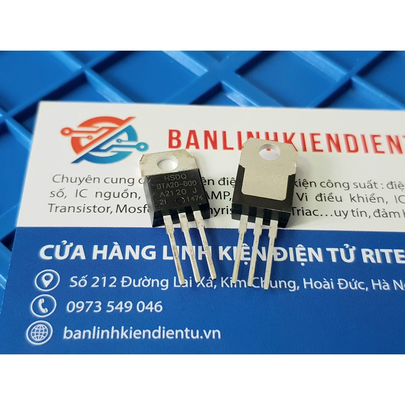 [ Combo 5 chiếc ] BTA20-800B BTA20-800 Triac 20A 800V TO-220