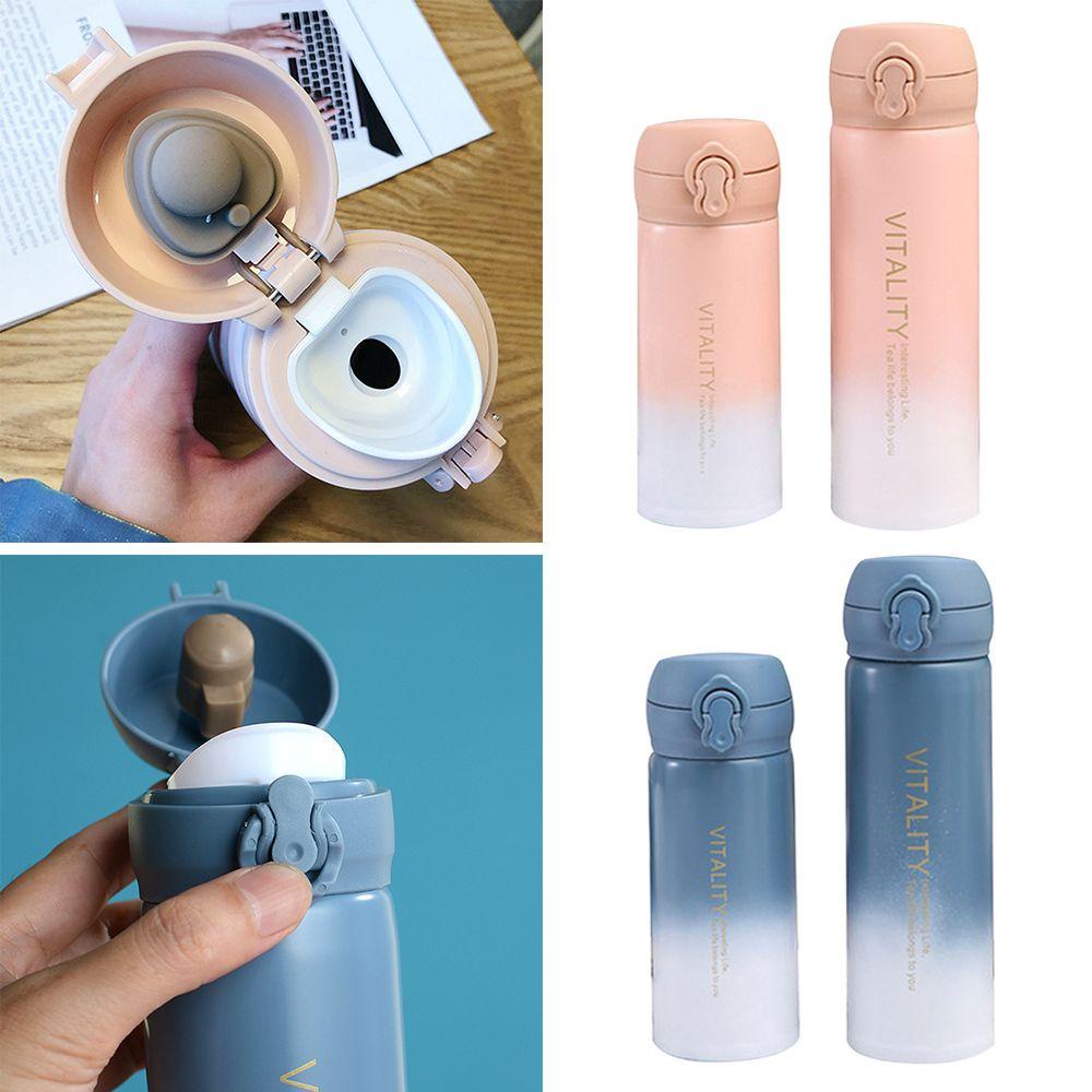 SUENIN Bình Nước Giữ Nhiệt 500ml Thiết Kế Đơn Giản Màu Gradient Phong Cách Bắc Âu