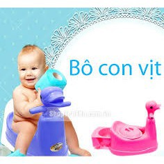 bô vệ sinh cho trẻ em ( bô con vịt )