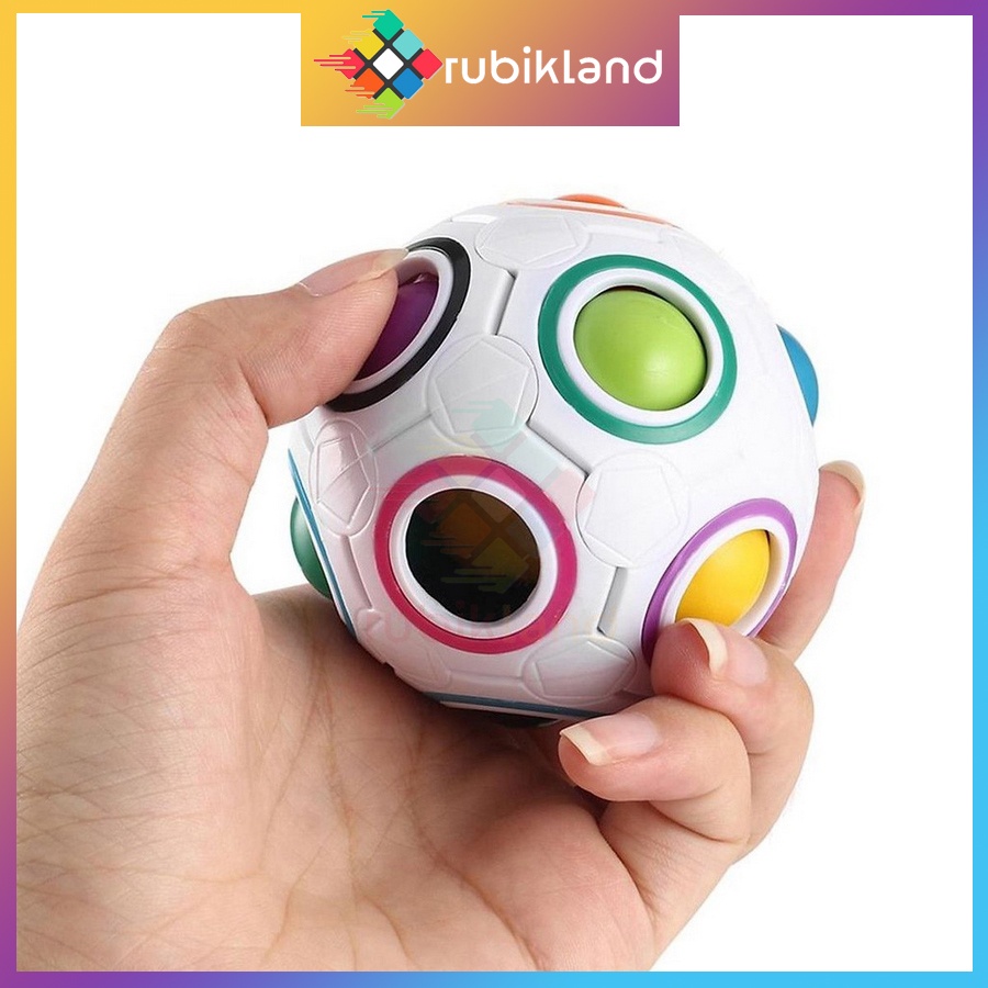 Rubik Biến Thể Trái Banh MoYu Rubic Rainbow Ball Magic Ball YJ YongJun Đồ Chơi Trí Tuệ