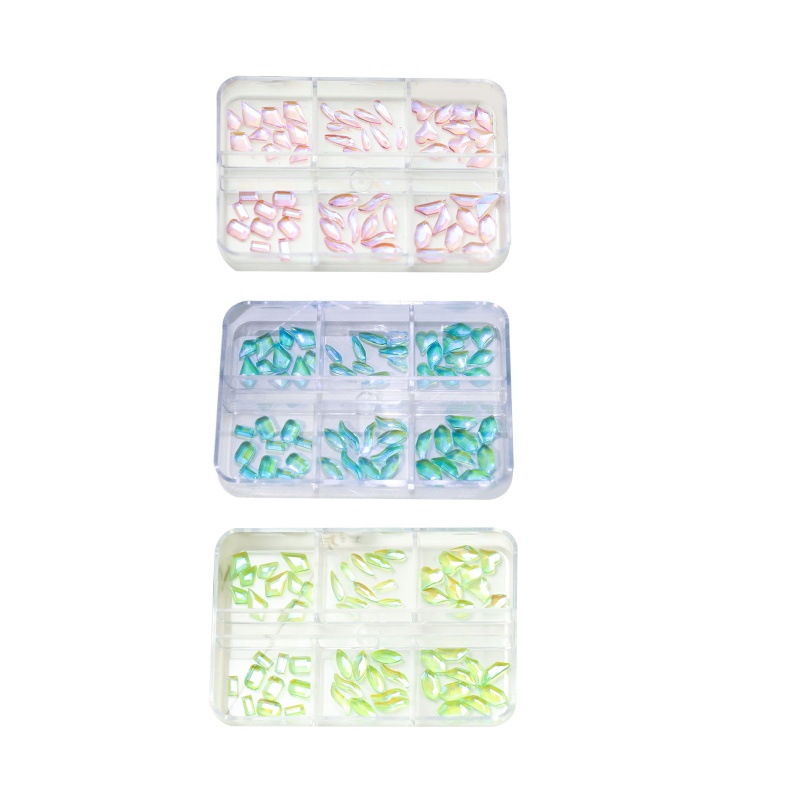 Đá Quý Nhân Tạo Bằng Kính Chuyên Dụng Trang Trí Móng Tay