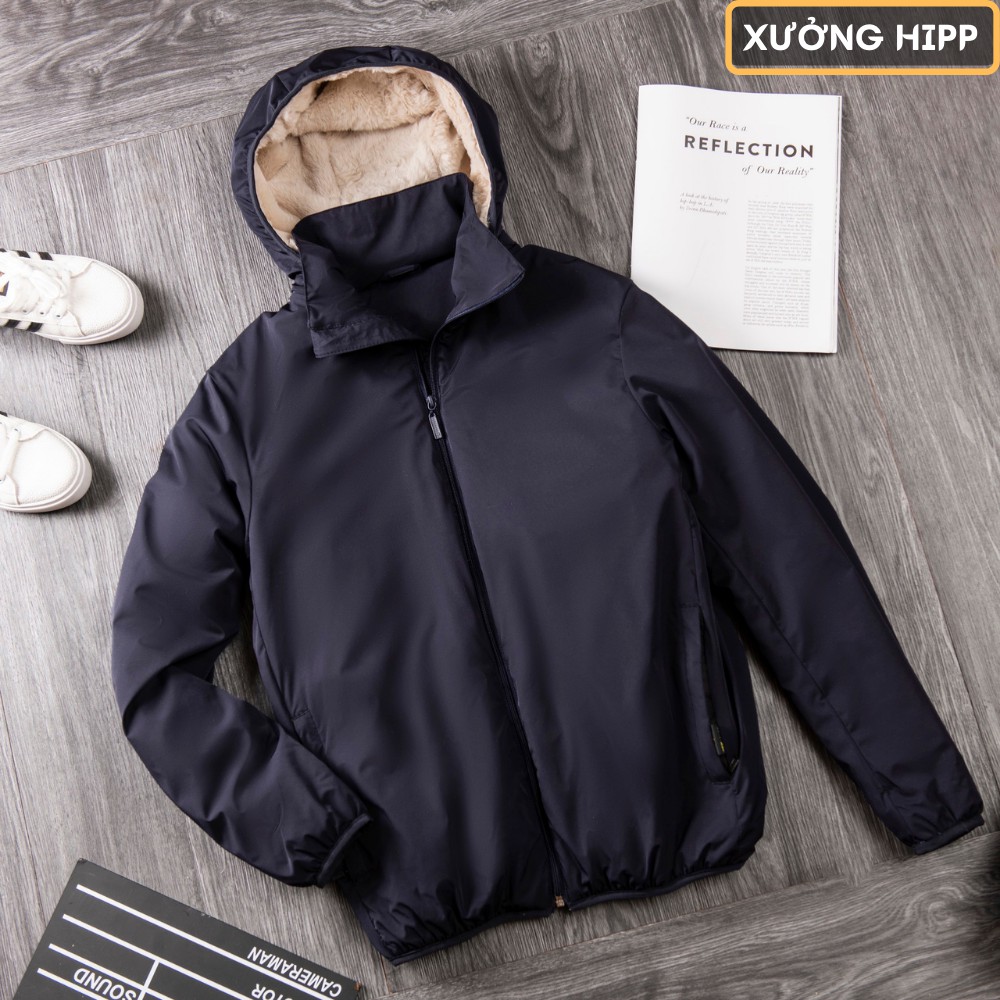 Áo Khoác Gió Nhung Muji Nam Lót Lông Cừu Cao Cấp Hàng Xuất Nhật XƯỞNG HIPP, KGLL2 | BigBuy360 - bigbuy360.vn