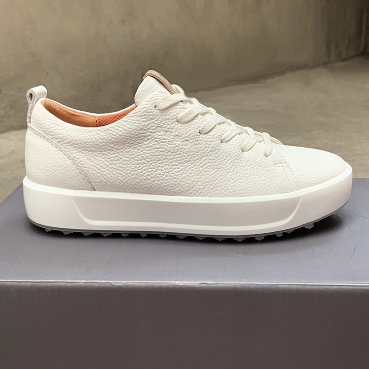 Giày Thể Thao Đánh Golf Ecco 1YBM Bằng Da Thật Chống Trượt Không Thấm Nước