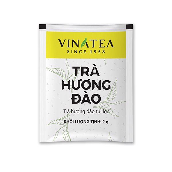 Trà Vinatea Hương đào túi lọc 50g