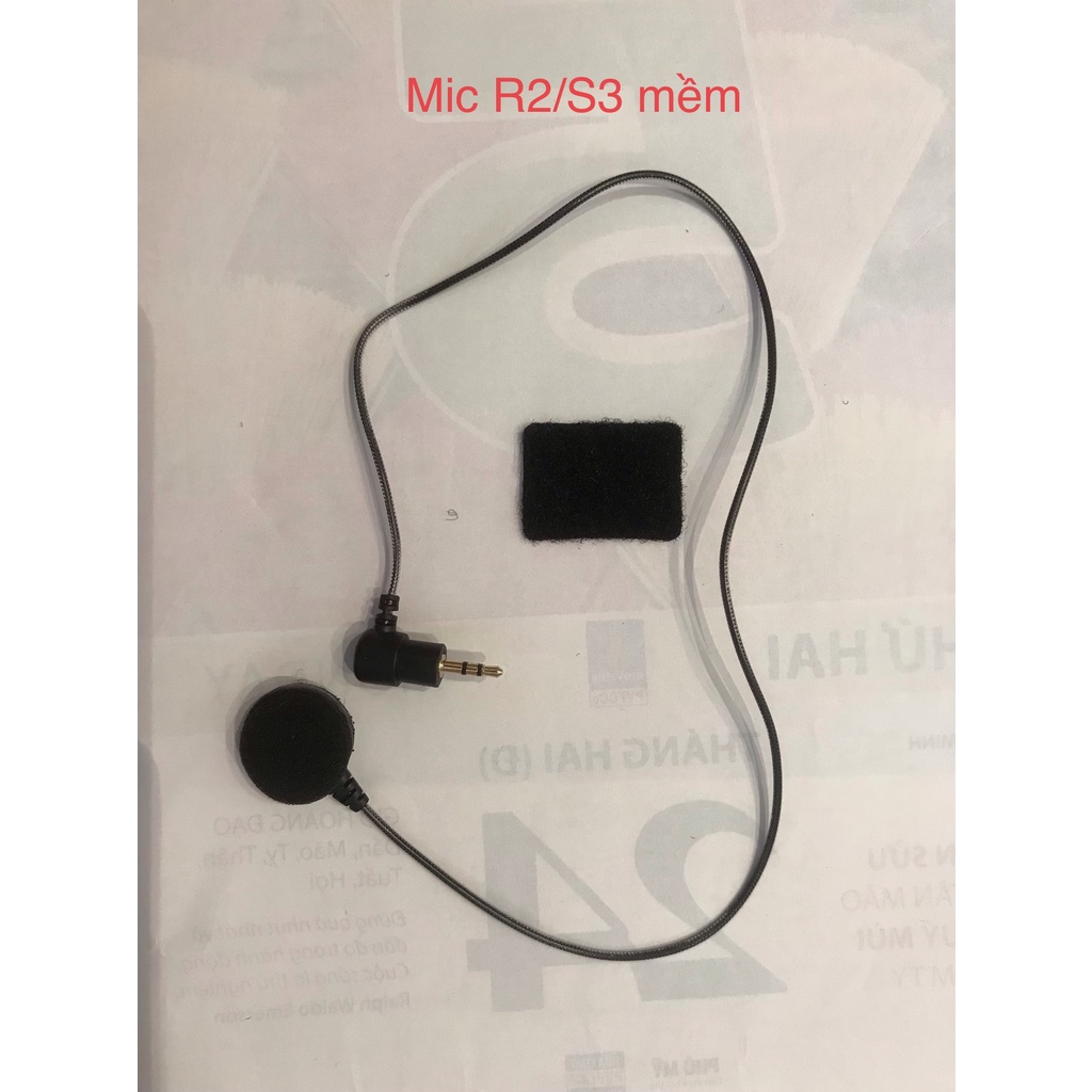 Micro  rời thay thế cho tai nghe gắn nón bảo hiểm Vimoto, Airide, SCS