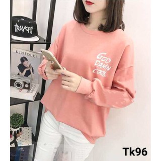 Áo thun tay dài , áo thun nữ , áo thun God cam ,áo thun K96