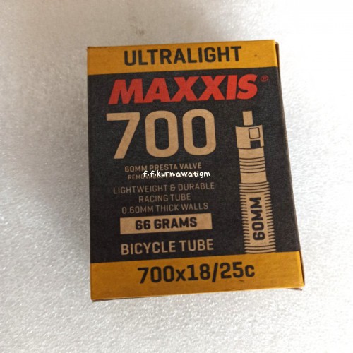 MAXXIS Lốp Xe Đua Siêu Nhẹ 700x18 / 25C Pv 60Mm 037