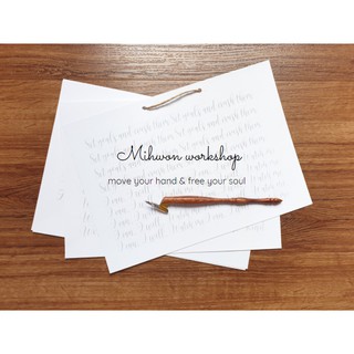 Tập luyện viết calligraphy - mẫu câu quotes