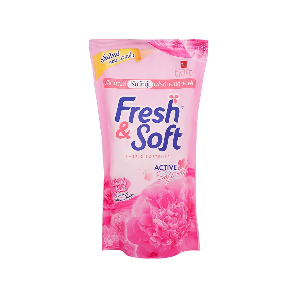 3 Bịch Nước xả vải Fresh &amp; Soft Thái Lan Túi 600ml