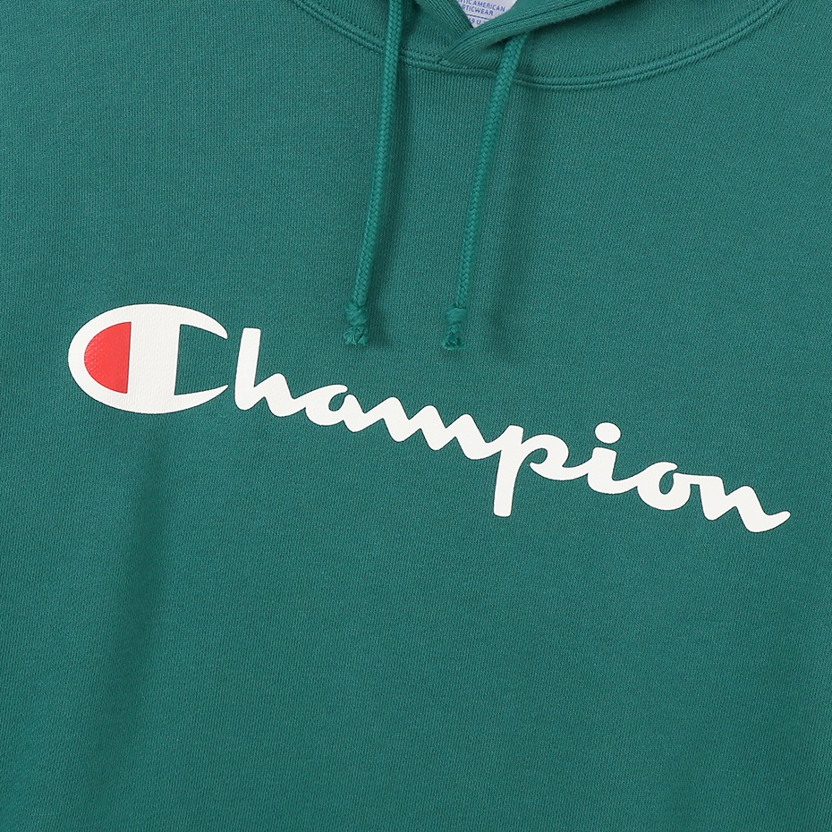 Áo Hoodies Champion JP Pullover Hooded Màu Xanh Lá CMPC3Q102560