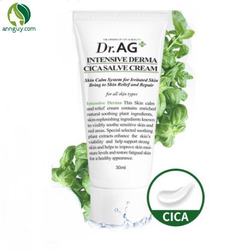 Kem dưỡng chữa da tổn thương Dr.AG+ Intensive Derma Cica Repair Cream