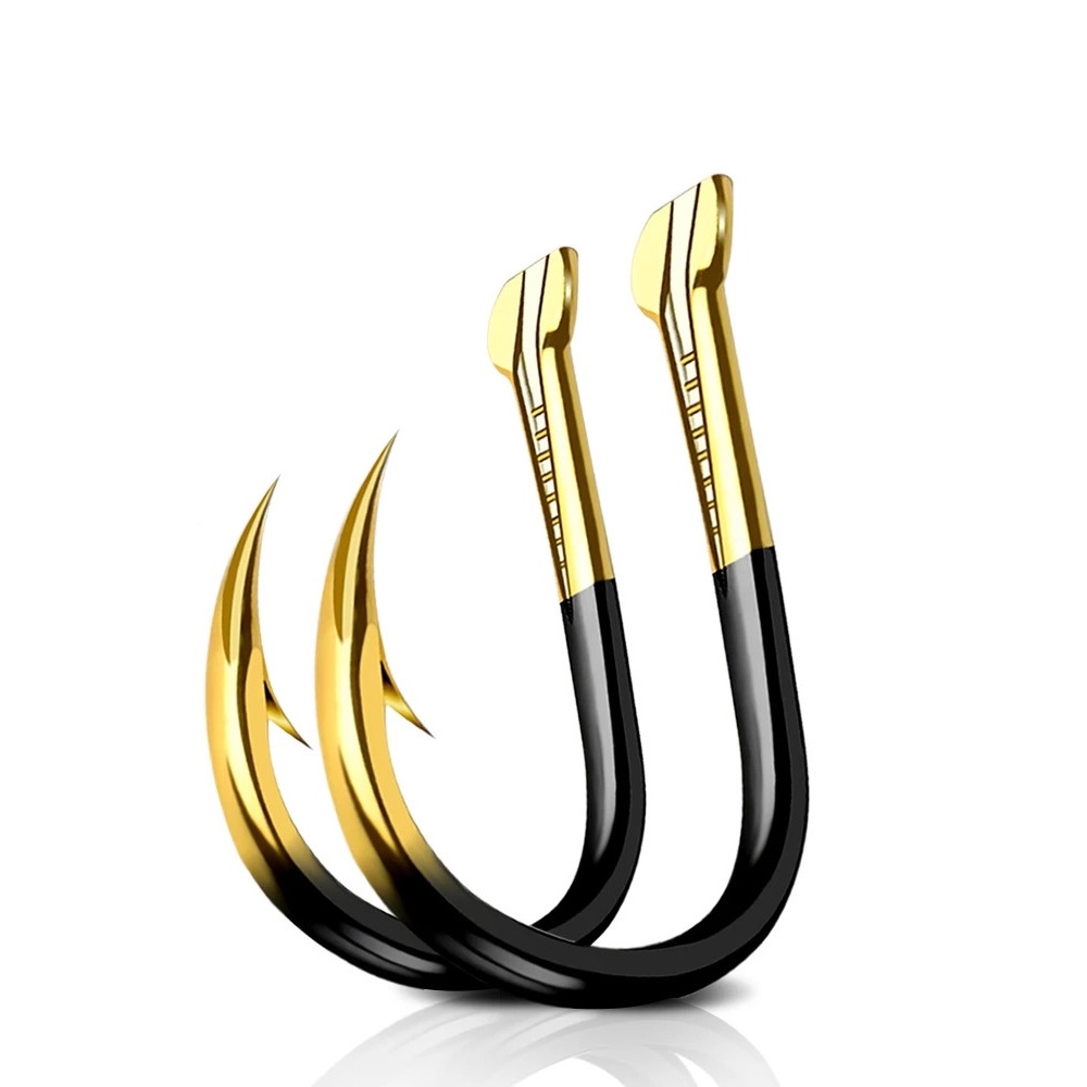 Set 50 lưỡi câu cá bằng thép 1-15#