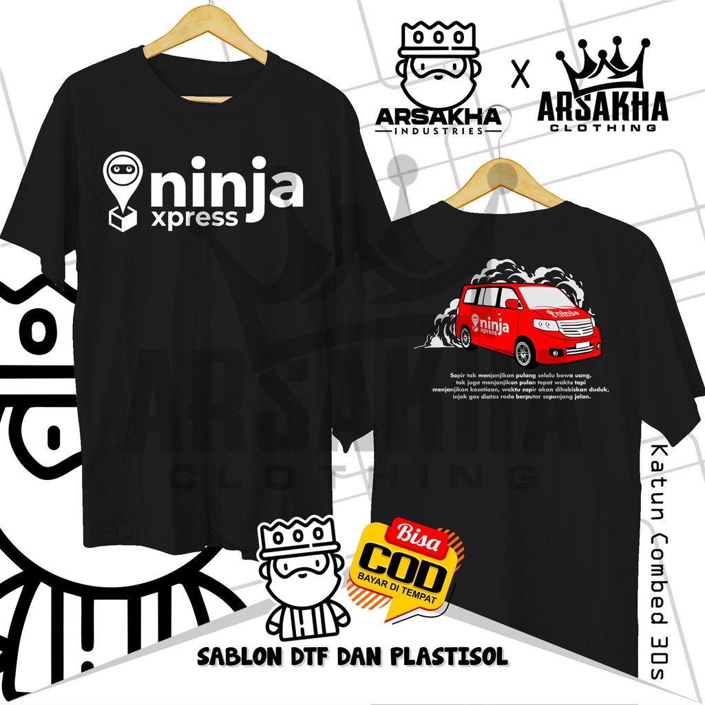 Áo Thun In Hình Ninja Express V2 Thời Trang Cá Tính