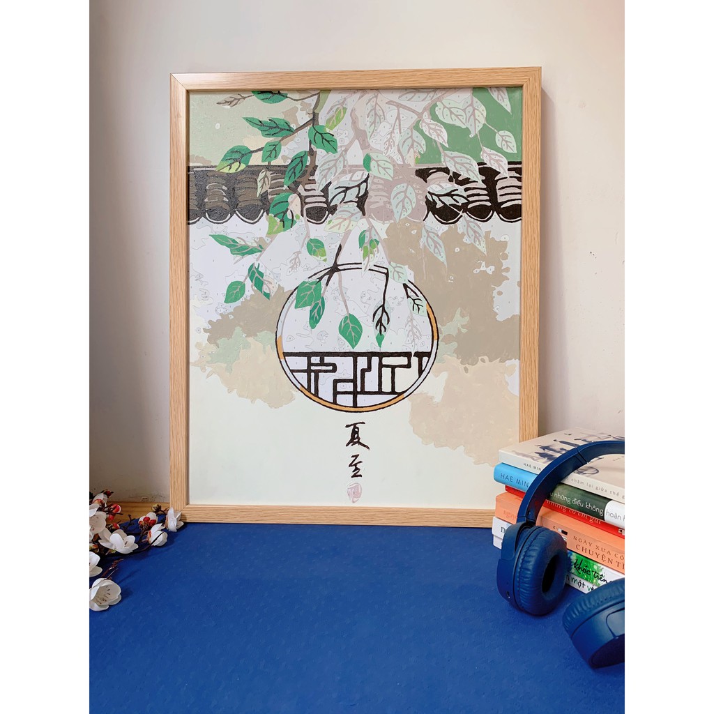 Khung Tranh Viền TỰ LẮP Cho Tranh Số hoá tự tô khổ 40x50 - THAO TÁC ĐƠN GIẢN- DỄ DÀNG THÁO LẮP - KHÔNG KÍNH | BigBuy360 - bigbuy360.vn