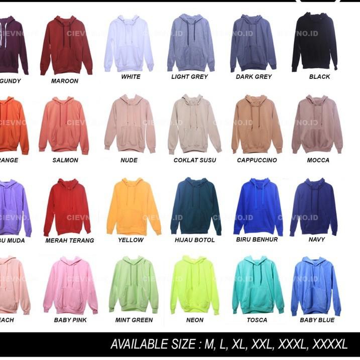 Áo Hoodie Màu Tím Nhạt Size M-Xxxl M4K4Ci