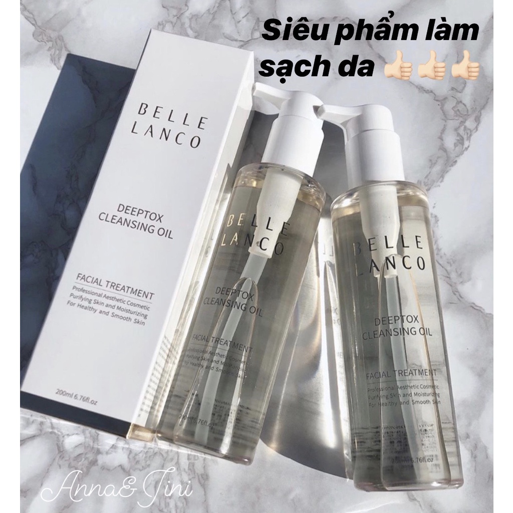 DẦU TẨY TRANG BELLE LANCO DEEPTOX CLEANSING OIL 200ml