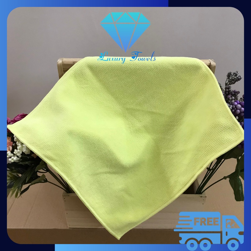 Khăn Lau Bếp Đa Năng Luxury Towels L01 Size 30x30cm Sợi Microfiber Mềm Mịn Chống Trầy