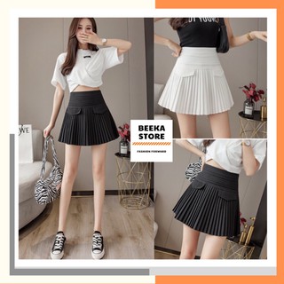Chân váy ngắn xếp ly nắp túi giả siêu đẹp - Mã CV 34 - Beeka Store