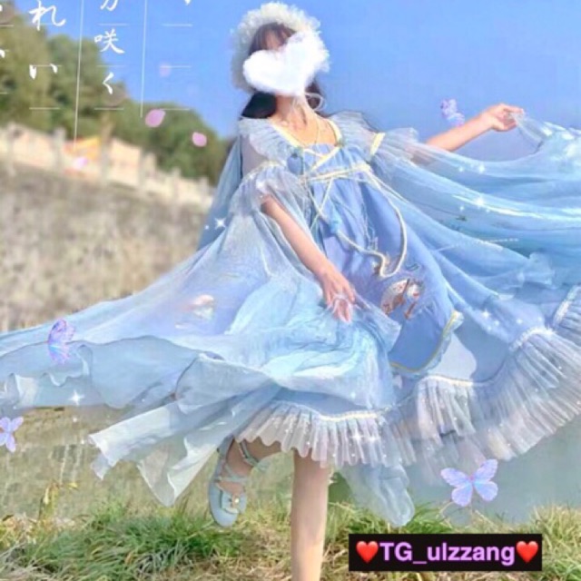 Đầm OP LOLITA Blue dream chính hãng