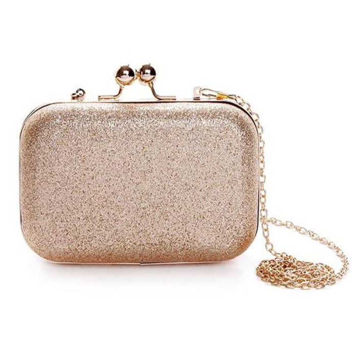 Clutch Cầm Tay ánh kim sang trọng ( 3 màu )