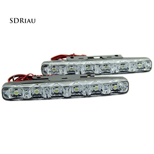 Đèn led 6 8 Bóng xenon Ánh Sáng Trắng Thông Dụng Dùng Khi Chạy Ban Ngày / Chạy Xe