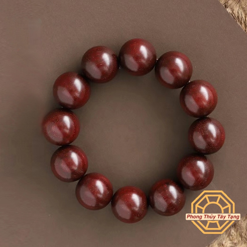 Vòng tay phong thủy, Vòng Gỗ Trắc mang lại Bình an May mắn - [TẶNG TÚI GẤM] - Phong Thủy Tây Tạng