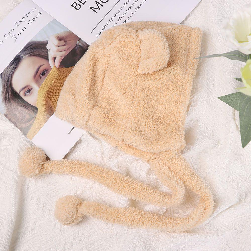 Mũ Tai Gấu Nhồi Bông Chống Gió Thời Trang Mùa Đông KENT1