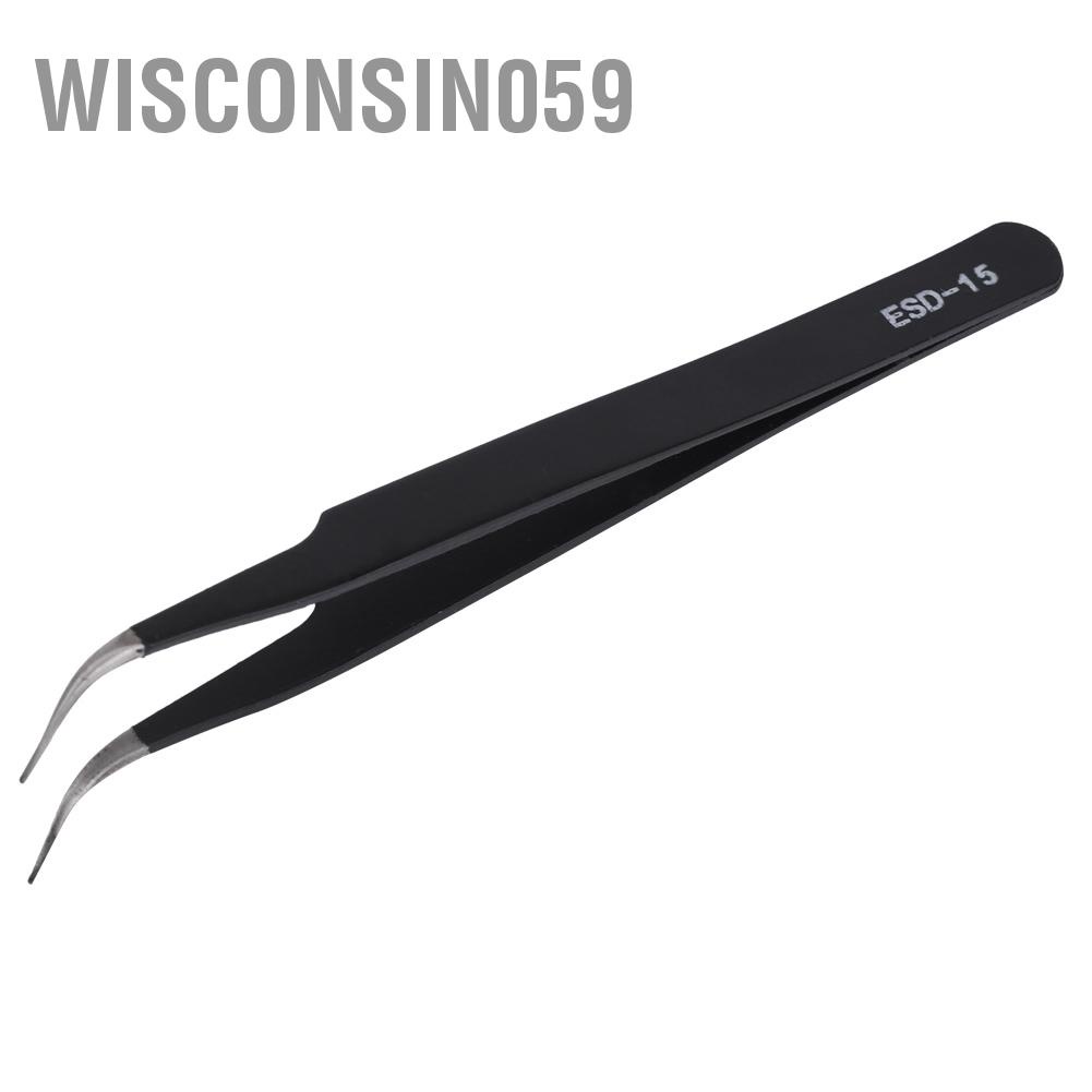 Wisconsin059 Hot ESD 15 Bộ sửa chữa bảo dưỡng nhíp thép không gỉ chống tĩnh điện