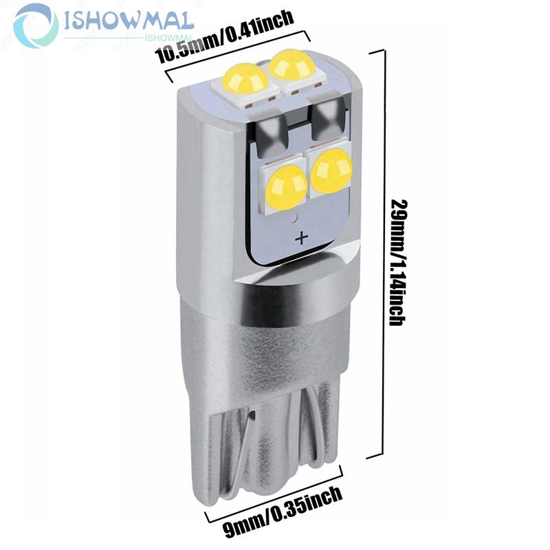 Bộ 2 Bóng Đèn Led T10 12v / 24v Gắn Xe Hơi Chất Lượng Cao
