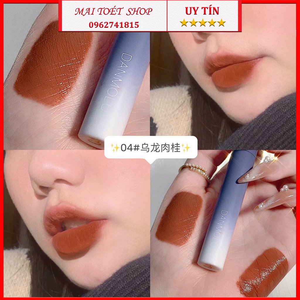 Set 5 cây Son Danmolu nội địa trung - Set 5 cây Son màu đỏ - Hot trend 2021 | BigBuy360 - bigbuy360.vn