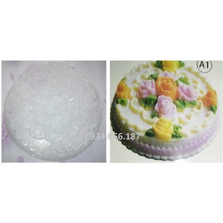Khuôn làm rau câu hoa hồng 30cm